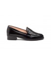 Women's Black Leather Shoes PYM-180554,95 €