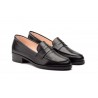 Women's Black Leather Shoes PYM-180554,95 €