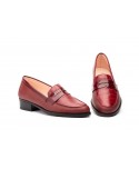 Women's Black Leather Shoes PYM-180554,95 €