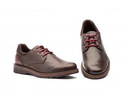 Zapatos Hombre Piel Marrón Cordones R83-2001 64,95 €