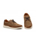 Taupe Men's Casual Leather Lace-up Shoe R83-260459,95 €