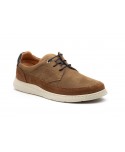 Taupe Men's Casual Leather Lace-up Shoe R83-260459,95 €