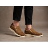 Men's Casual Shoe Nubuck Leather Taupe Elastic R83-260559,95 €
