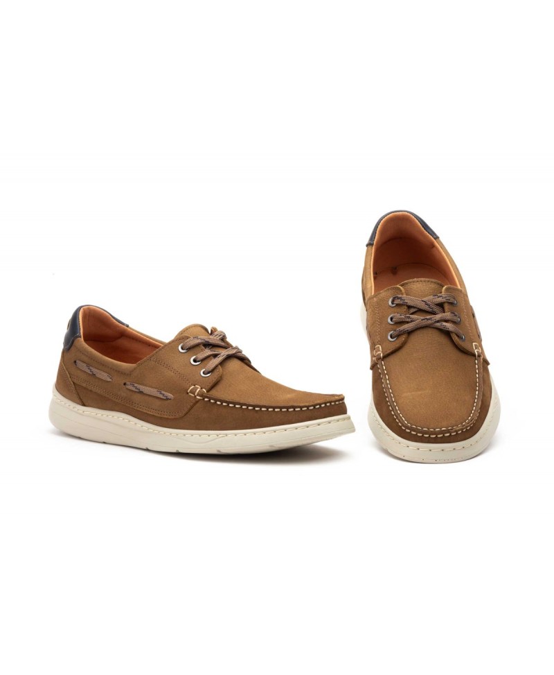 Men's Casual Boat Shoe Nobuck Leather Laces R83-260759,95 €