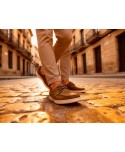 Men's Casual Boat Shoe Nobuck Leather Laces R83-260759,95 €
