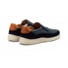 Men's Casual Navy Nubuck Leather Shoes with Elastic R83-262559,95 €