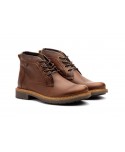 Botín Hombre Piel Camel Cordones R83-T110 64,95 €