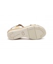 Women's Sandals Leather Silver White Platinum SPK-252349,95 €