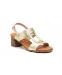 Women's Leather Heel Sandals with Buckle and Gel SPK-255649,95 €