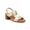 Women's Leather Heel Sandals with Buckle and Gel SPK-255649,95 €