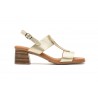 Women's Leather Heel Sandals with Buckle and Gel SPK-255649,95 €