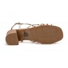 Sandalias Mujer Tiras Plata Tacón Madera Planta Gel Cierre Hebilla SS-2642 49,95 €
