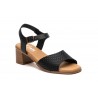 Women's Leather Sandals Cutout Wood Heel Buckle SS-606149,95 €
