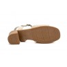 Women's Leather Sandals Cutout Wood Heel Buckle SS-606149,95 €