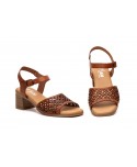 Sandalias Mujer Piel Grabado Láser Tacón Hebilla Plantilla Gel SS-7065 49,95 €