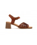 Sandalias Mujer Piel Grabado Láser Tacón Hebilla Plantilla Gel SS-7065 49,95 €