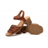 Sandalias Mujer Piel Grabado Láser Tacón Hebilla Plantilla Gel SS-7065 49,95 €