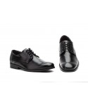 Men's Black Leather Lace-Up Shoes SZ-204054,95 €