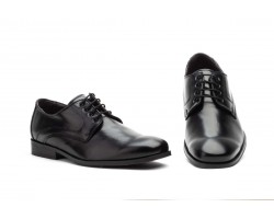 Men's Black Leather Lace-Up Shoes SZ-204054,95 €