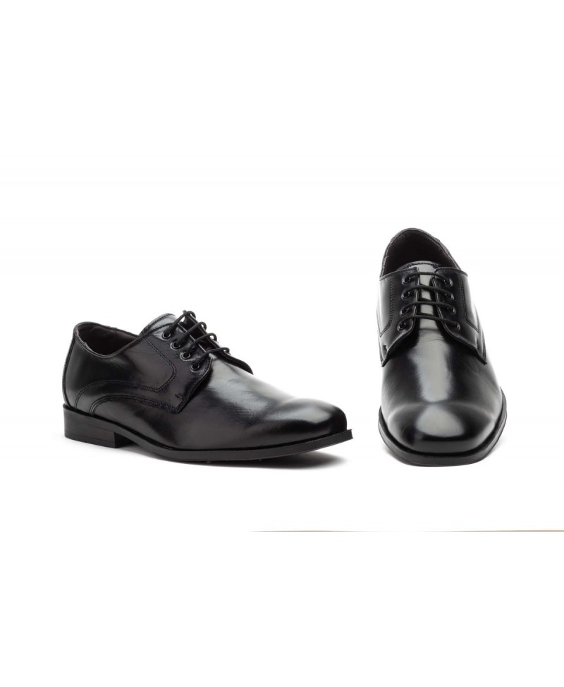 Men's Black Leather Lace-Up Shoes SZ-204054,95 €