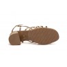 Women's Leopard Platinum Sandals with Heel Buckle Gel V-26041-154,95 €