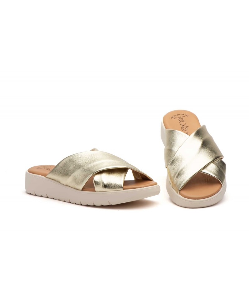 Women's Leather Sandals Platinum XB-527244,95 €