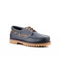 Nautical Men's Leather Pull Marron Navy Thick Sole Stitched Iberian IBERICO-780249,90 €