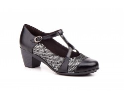 Women's Shoes Burgundy Black Navy Heel Buckle Gavi's GAVI'S-652859,90 €