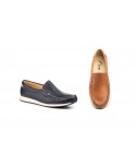 Náuticos Mocasín Hombre Piel Marino Cuero IBERICO-K300 59,90 €