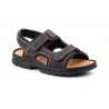 Sandalias Hombre Piel Negro Marrón Aventura MORXIVA-7001 39,90 €