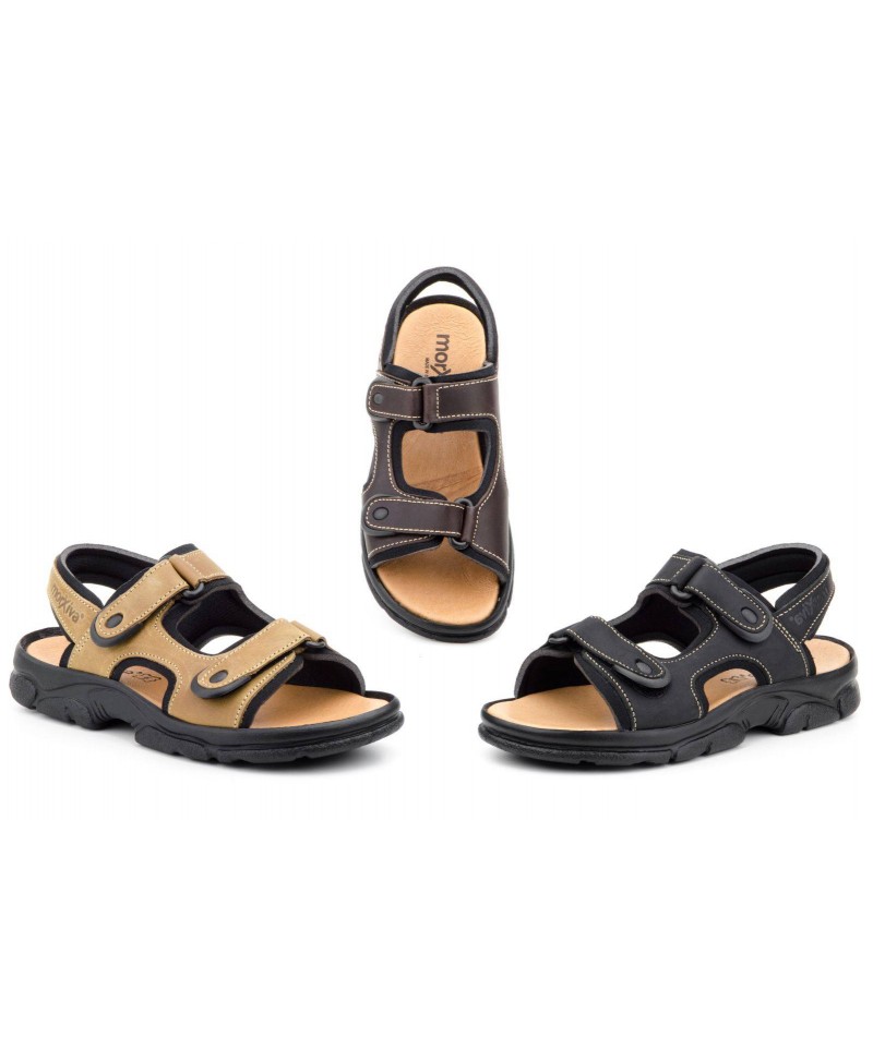 Sandals Californian Men's Skin Black Brown Adventure Morxiva MORXIVA-700139,90 €