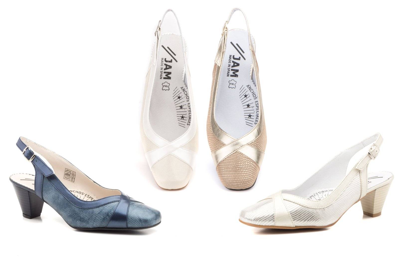 zapatos tacon bajo