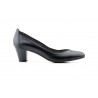 Women's Shoes Black Leather Heel Large Sizes Zancadas JAM-380453,90 €