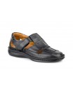 Sandalias Crispinos Hombre Piel Negro Coñac Cosido Billy CACTUS-4015XXL 64,90 €