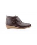 Boot Woman Leather Black Brown Red Taupe Velcro Type JAM-39739,90 €