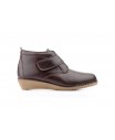 Boot Woman Leather Black Brown Red Taupe Velcro Type JAM-39739,90 €