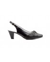 Woman Shoes Black Leather Heel JAM-552454,90 €