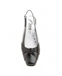 Woman Shoes Black Leather Heel JAM-552454,90 €