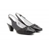 Woman Shoes Black Leather Heel JAM-552454,90 €