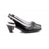 Woman Shoes Black Leather Heel JAM-552454,90 €