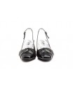 Woman Shoes Black Leather Heel JAM-552454,90 €