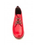 Botín Mujer Piel Marino Rojo Negro Cuero Cordones Cuña JAM-AE398 39,90 €