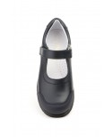 Merceditas Shoes Schoolboy Girl Leather Marine Type Velcro SERNA-802939,90 €