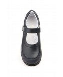 Zapatos Merceditas Colegial Niña Piel Marino Tipo Velcro SERNA-8029 39,90 €