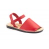 Avarcas Menorquinas Children Unisex White Navy Leather Padded Red MENORQUINAS-670124,90 €