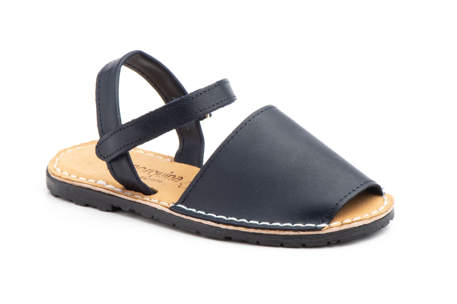 Sandalo Ibicenco La Auténtica In Pelle Unisex, Avarcas Menorquine Made In Spain, Bianco, Taglia 40 EU. Perfette Per L'Estate.