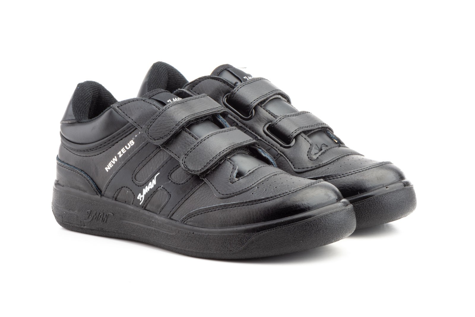 Sports Shoes Black Velcro T-MAN New Zeus