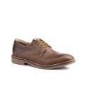 Derby Shoes Man Brown Leather Black Laces Pepe Agulló PEPE-AGULLO-151649,90 €