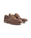 Derby Shoes Man Brown Leather Black Laces Pepe Agulló PEPE-AGULLO-151649,90 €