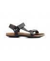 Sandals Men Leather Black Brown Velcro Pepe Agulló PEPE-AGULLO-90039,90 €